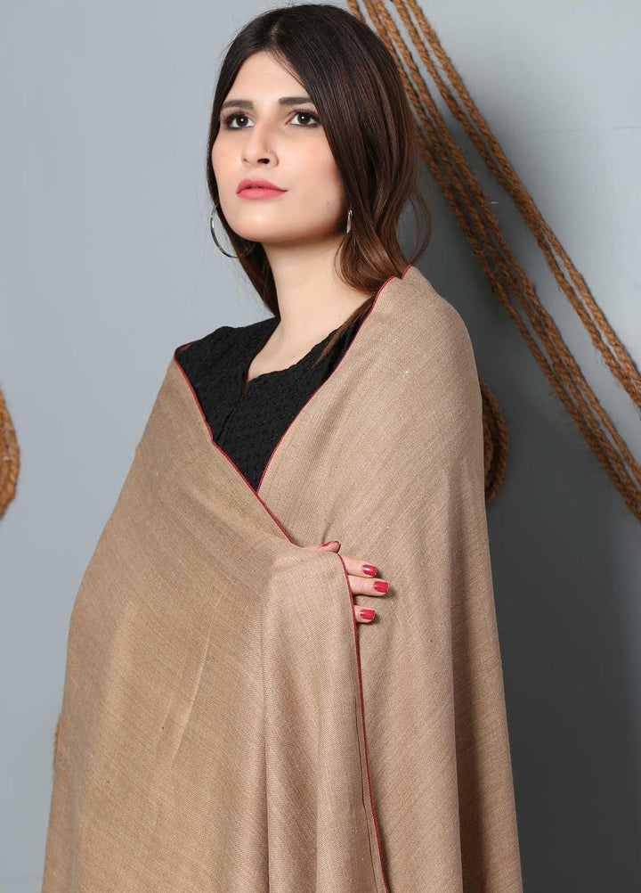 Sanaulla Exclusive Range Plain Woolen  Shawl SU21SH 334156 - Woolen Shawls