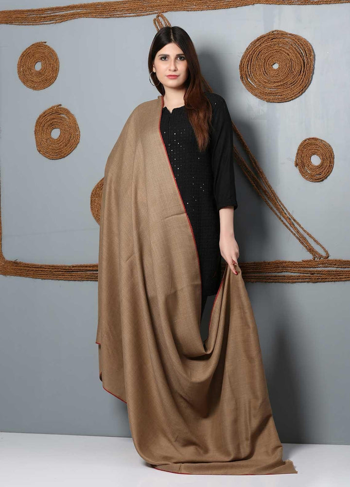 Sanaulla Exclusive Range Plain Woolen  Shawl SU21SH 334157 - Woolen Shawls