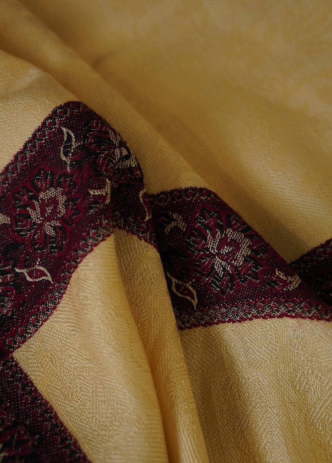 Sanaulla Exclusive Range  Pashmina  Shawls 217502-Cream - Pashmina Shawls