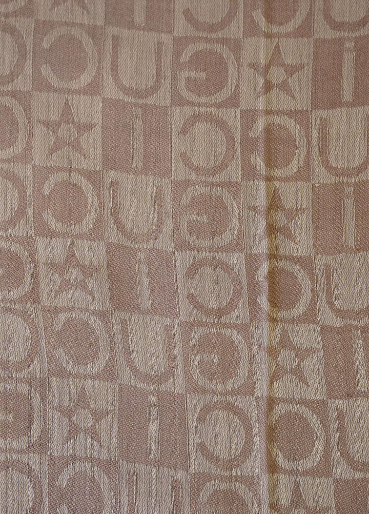 Sanaulla Exclusive Range  Pashmina  Shawls AKP-52 Fawn-1 - Pashmina Shawls