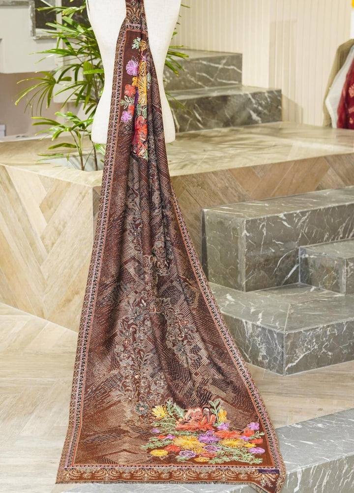 Sanaulla Exclusive Range  Pashmina  Shawls MIR-37 Black 3 - Pashmina Shawls