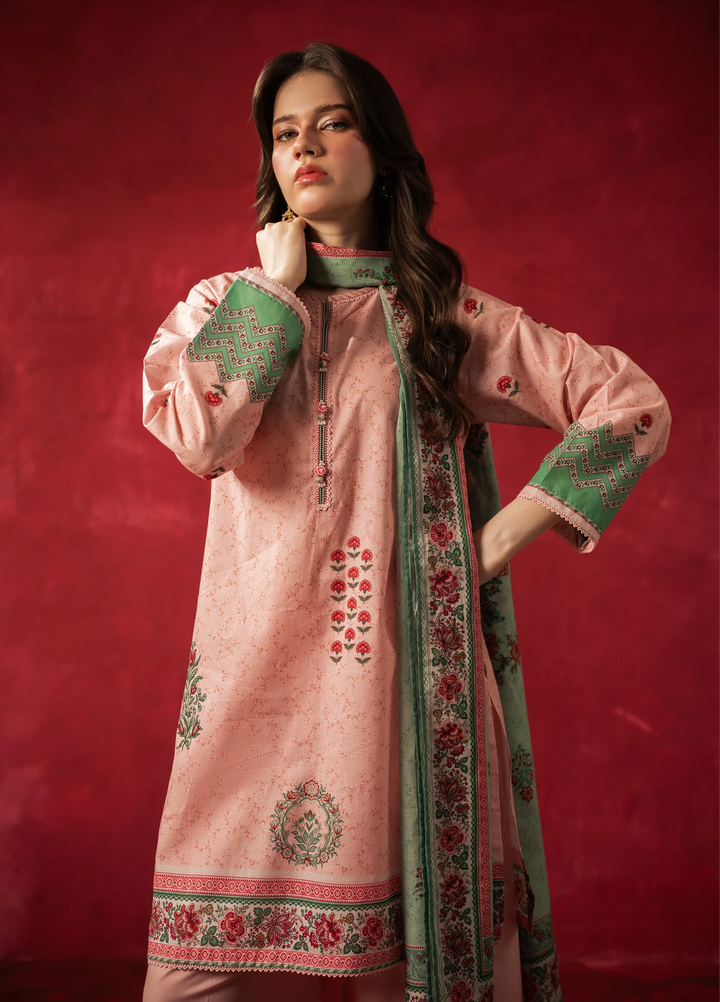 Zoe by Zeen RTW Printed Lawn 3 Piece Suit ZN26UZL WFM36608 - Casual Collection