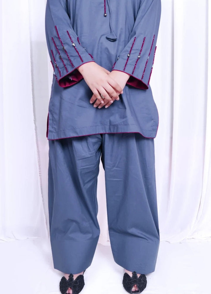 Pret Bee Pret Embroidered Cotton 2 Piece Farshi Shalwar