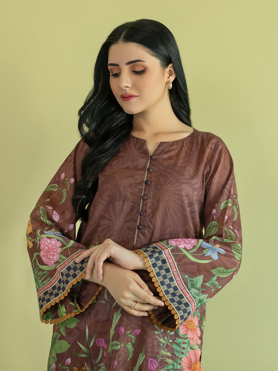 Salitex Women Printed Lawn 1 Piece Shirt CPS23DD002 - Summer Collection