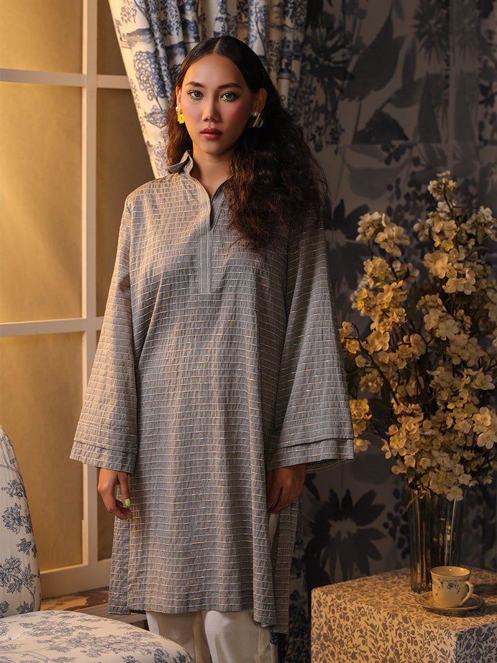 Salitex Women Solids Yarn Dyed 1 Piece Shirt WRTSBA23AL25 - Winter Collection