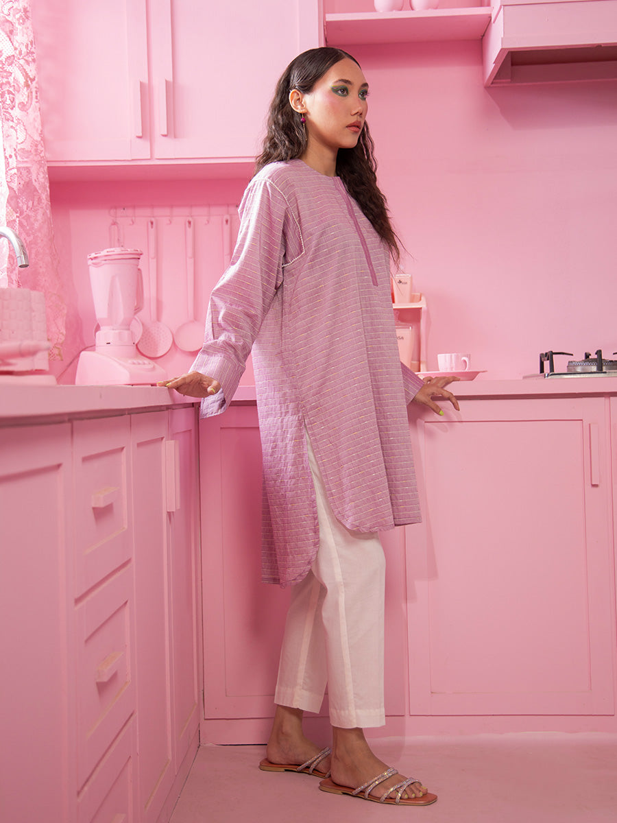 Salitex Women Solids Yarn Dyed 1 Piece Shirt WRTSBA23AL22 - Winter Collection