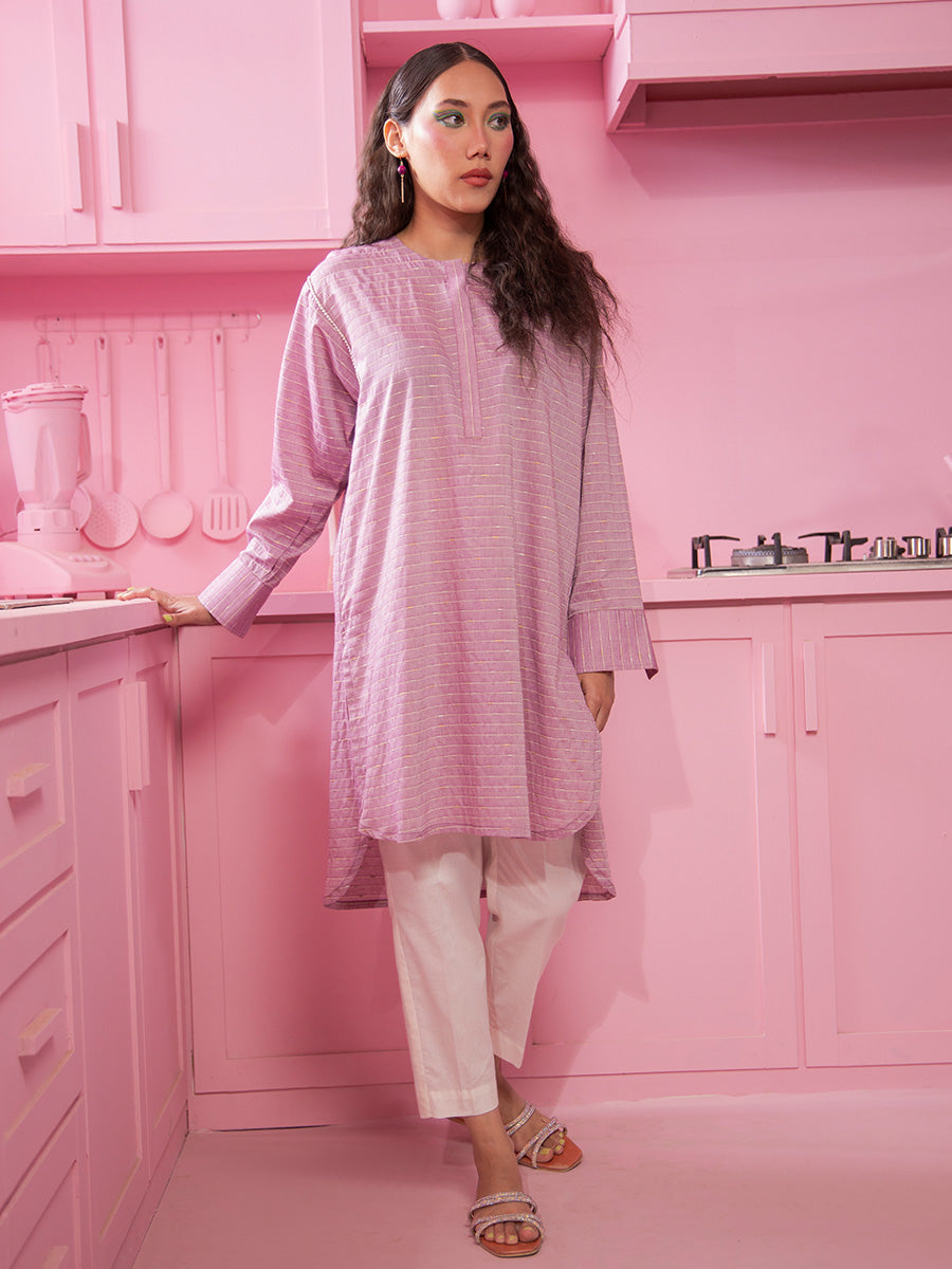 Salitex Women Solids Yarn Dyed 1 Piece Shirt WRTSBA23AL22 - Winter Collection