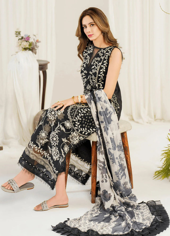 Pretty In Pink By Asifa And Nabeel Embroidered Lawn Suit Unstitched 3 Piece AN24L PP-1 Dandelion - Summer Collection