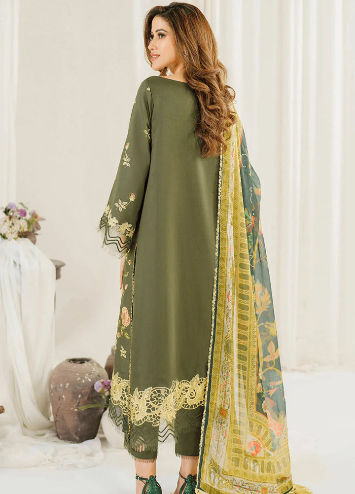 Pretty In Pink By Asifa And Nabeel Embroidered Lawn Suit Unstitched 3 Piece AN24L PP-6 Sweet Pea - Summer Collection