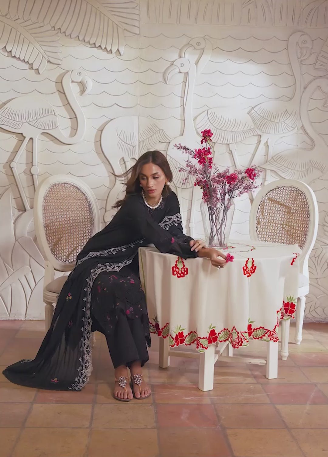 Nissa by Rajbari Unstitched Chikankari Embroidered Lawn 3 Piece Suit RB26UNCL D-11 - Summer Collection