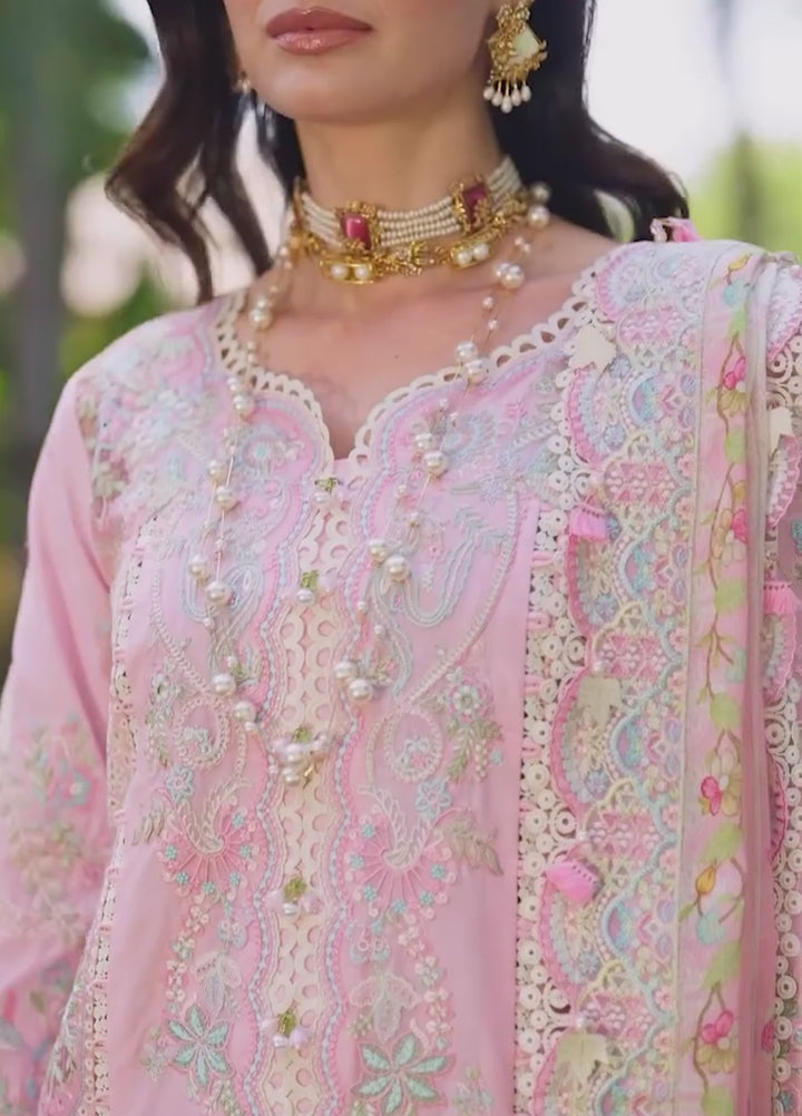 Ariya by Kanwal Malik Unstitched Embroidered Luxury Lawn 3 Piece Suit KM26UA D-2 VIVIAN - Summer Collection