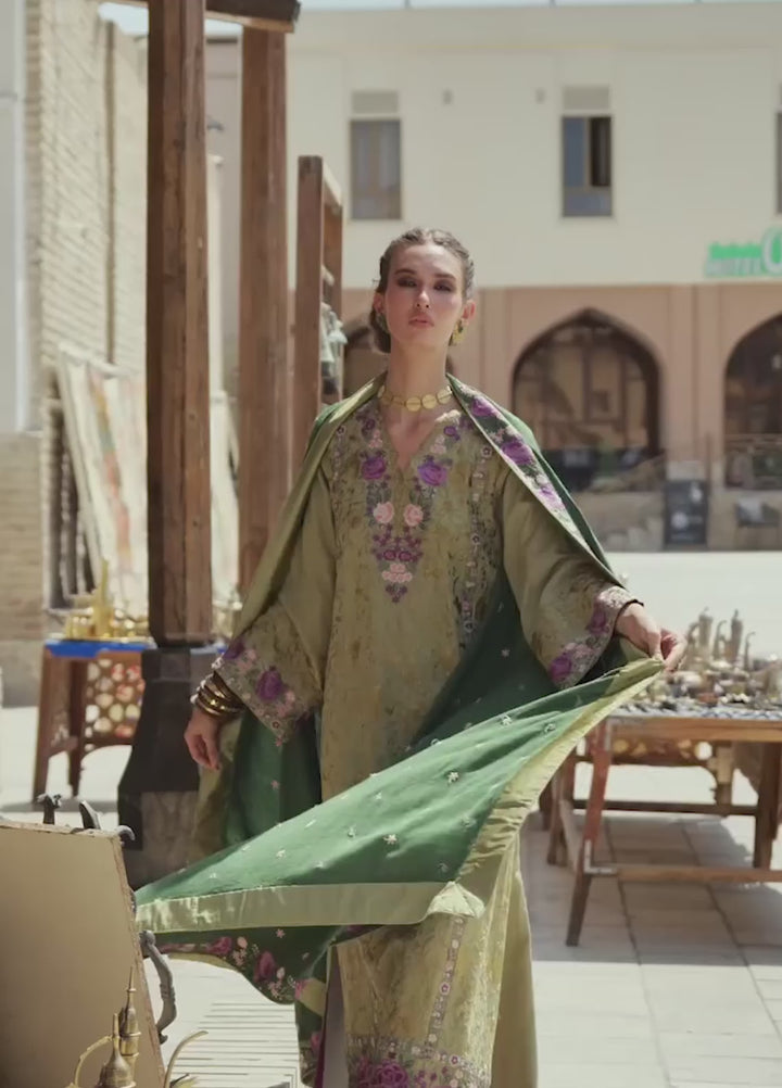 Beneath Bukhara by Mushq Unstitched Embroidered Crepe 3 Piece Suit MU26UBBW Desert Minaret HUNWI260107 - Winter Collection