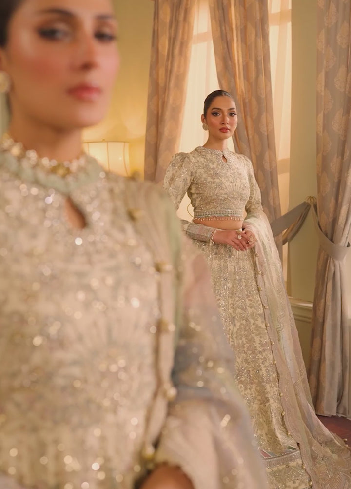 Chantelle by Baroque Unstitched Embroidered Net 3 Piece Suit BQ26UCF V13-D06 - Festive Collection