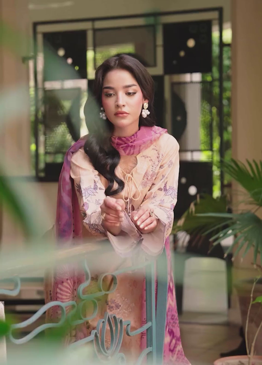 Odyssey by Florent Unstitched Embroidered Lawn 3 Piece Suit FL26UOL FZ-8A - Eid Collection