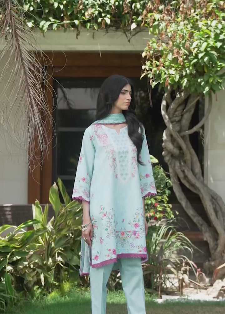 Orissa by Rashid Textiles Unstitched Embroidered Lawn 3 Piece Suit RT26ULO 3755 - Casual Collection