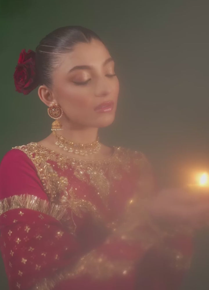 Maria Osama Khan Pret Embroidered Grip Silk 3 Piece Suit Naqsh-e-Jashan