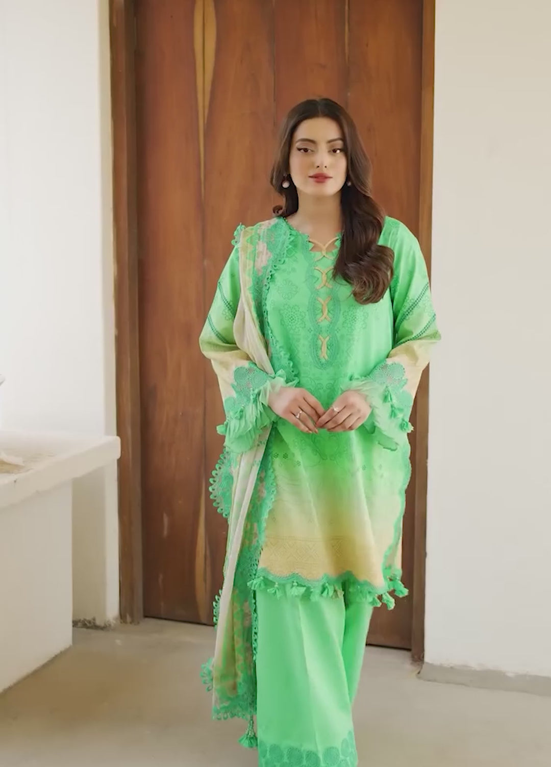 Infinity by Charizma Unstitched Embroidered Lawn 3 Piece Suit CHR26UIL IN6-08 - Casual Collection