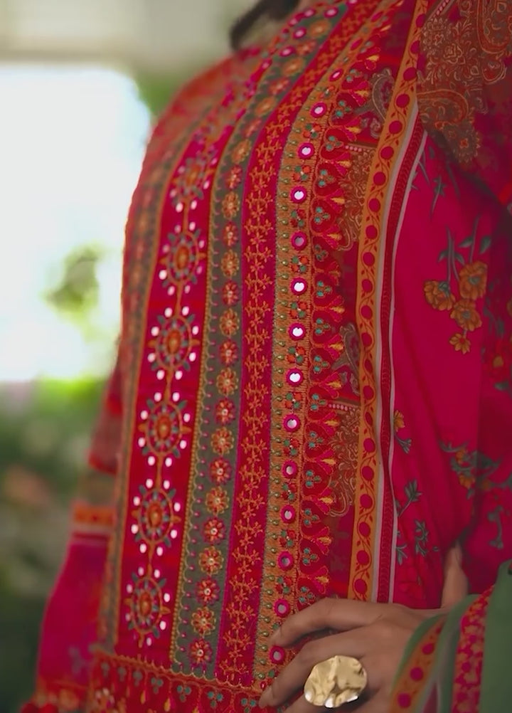 Sun Shine by Charizma Unstitched Embroidered Lawn 3 Piece Suit CHR26ULS CSN6-14 - Summer Collection