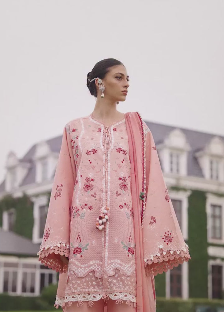 Lilas by Republic WomensWear Unstitched Embroidered Lawn 3 Piece Suit RW26ULL D-7A - Eid Collection