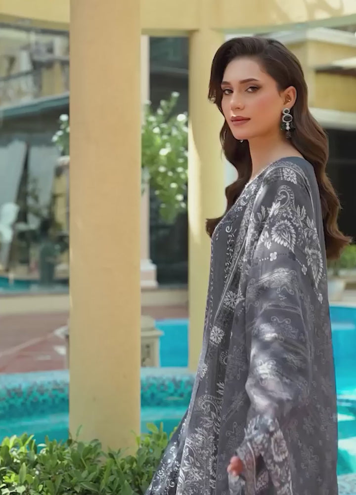 Jashn e Noor by Salitex Unstitched Embroidered 3 Piece Silk SUNW7JI093 - Summer Collection