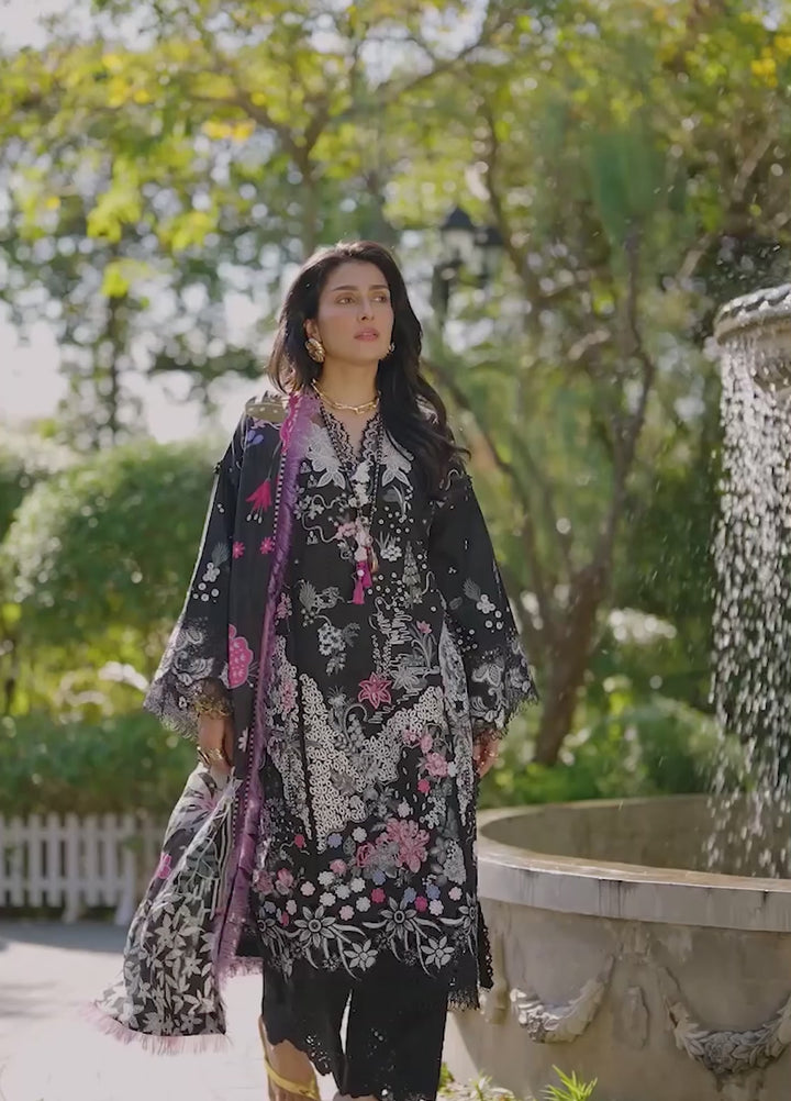AMoi by Mushq Unstitched Embroidered Luxury Lawn 3 Piece Suit MU26AHL D-9 Gentle Breeze - Summer Collection