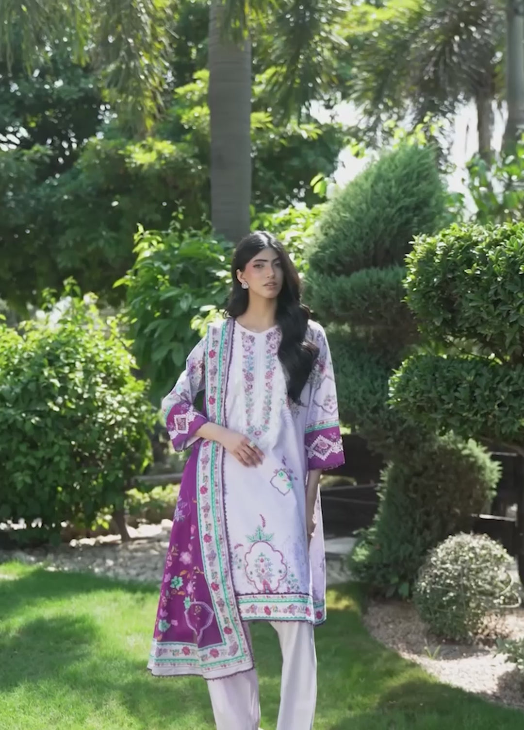 Orissa by Rashid Textiles Unstitched Embroidered Lawn 3 Piece Suit RT26ULO 3753 - Casual Collection