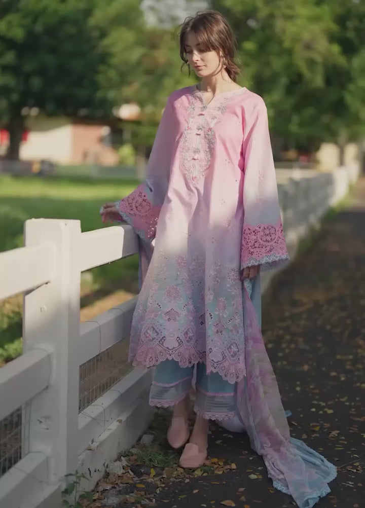 Solace by Mushq Unstitched Chikankari Lawn 3 Piece Suit MU26ULS Faint Blossom MUNSS260207 - Festive Collection
