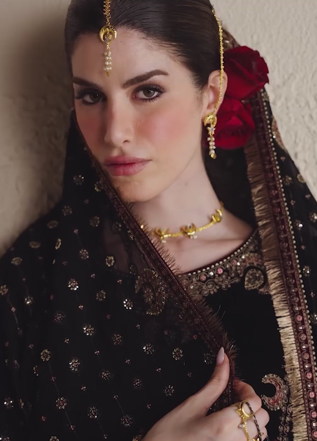 Chandni by Jazmin Unstitched Embroidered Velvet 3 Piece Suit JZ26UVC MEHARBANO CVF-26-D01 - Wedding Collection