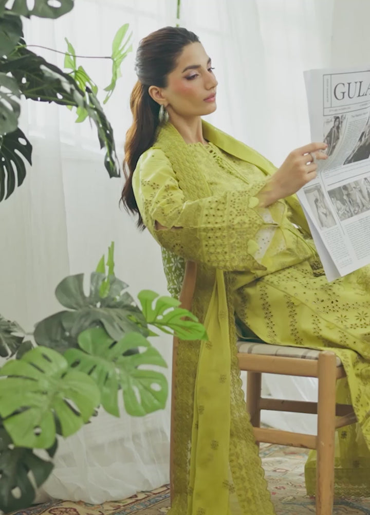 Lumiere by Gulaal Chikankari Lawn Suits Unstitched 3 Piece GL25LC D-05 Aurelia - Summer Collection