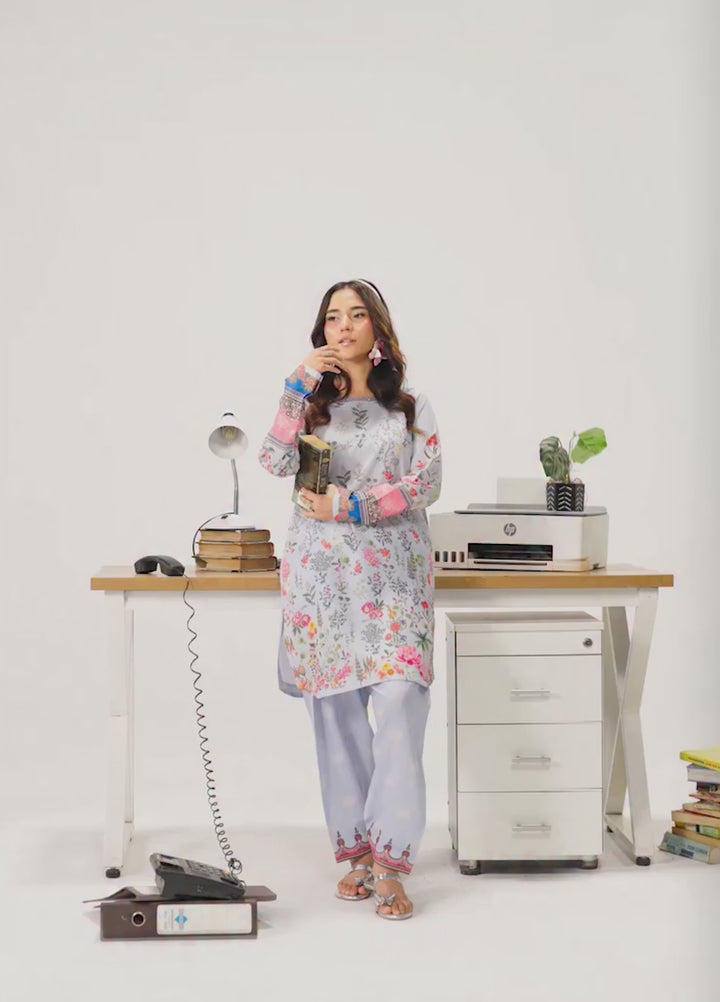 Sahane Pret Printed Poly Lawn 2 Piece Suit ME26005 LIT