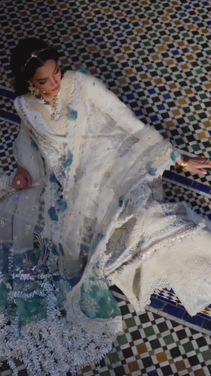 Reine by Republic Womenswear Unstitched Embroidered Luxury Lawn 3 Piece Suit RW26UTL D-04B - Eid Collection