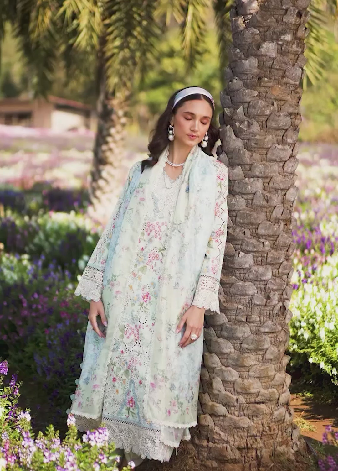 Shezlin by Aabyaan Unstitched Embroidered Chikankari 3 Piece Suit ABY26UCS REEM - Eid Collection