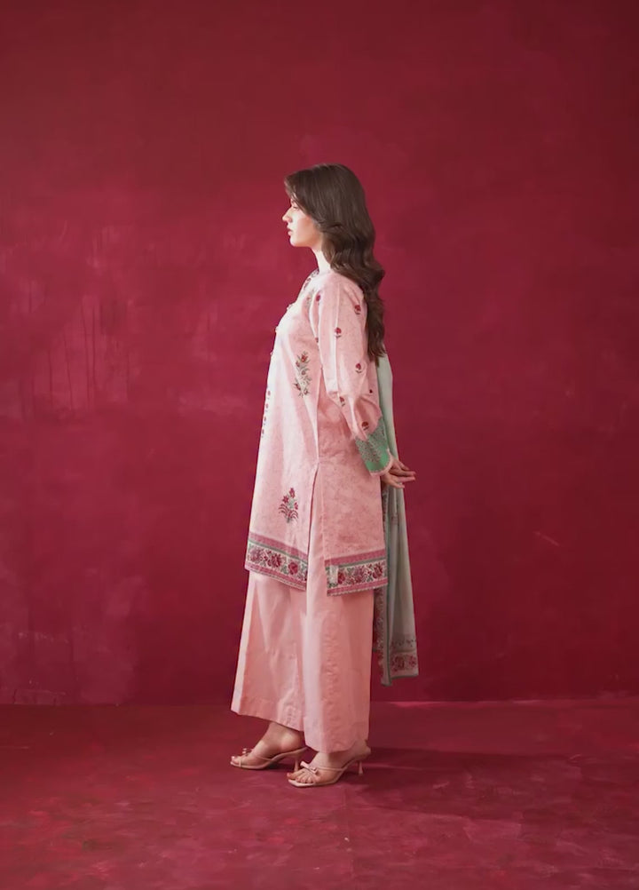 Zoe by Zeen Unstitched Printed Lawn 3 Piece Suit ZN26UZL WFM36608 - Casual Collection