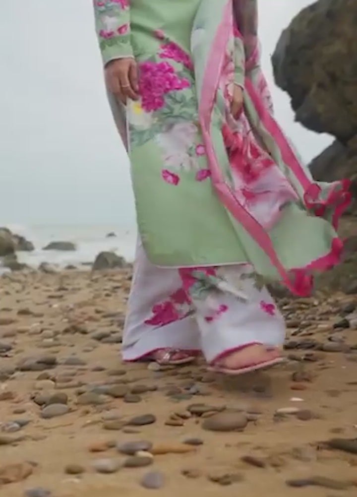 Whispers in the wind by Jahaan RTW Printed Lawn Silk 3 Piece Suit Verdecia Casual Collection