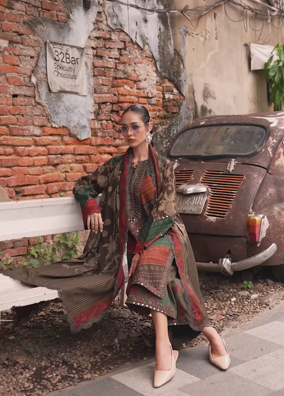 Aniiq by Charizma Unstitched Embroidered Linen 3 Piece Suit CHR26ULA ANW7-06 - Casual Collection