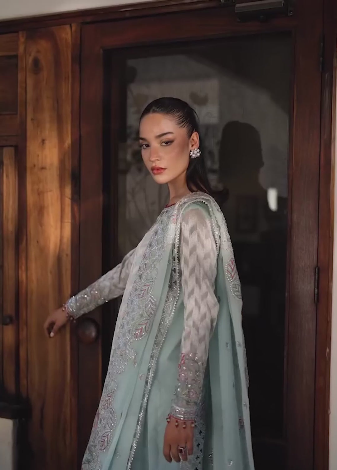 Heirloom by Daria Unstitched Embroidered Chiffon 4 Piece Suit DC26UCH DA-55 - Festive Collection