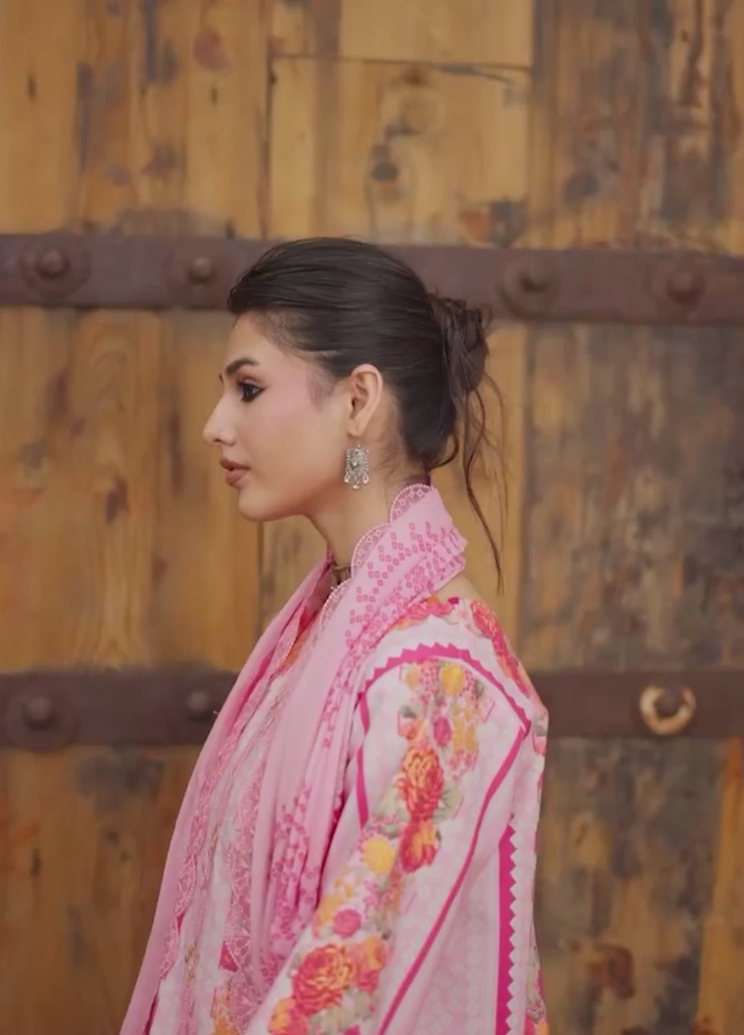 Combination by Charizma Unstitched Embroidered Lawn 3 Piece Suit CHR26UCL CC6-26 - Festive Collection