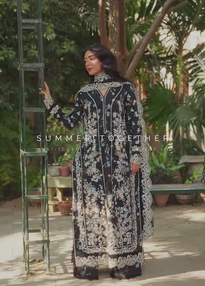 Summer Together by Afrozeh Unstitched Embroidered Lawn 3 Piece Suit AF26UST D-3 NYRELLA - Festive Collection