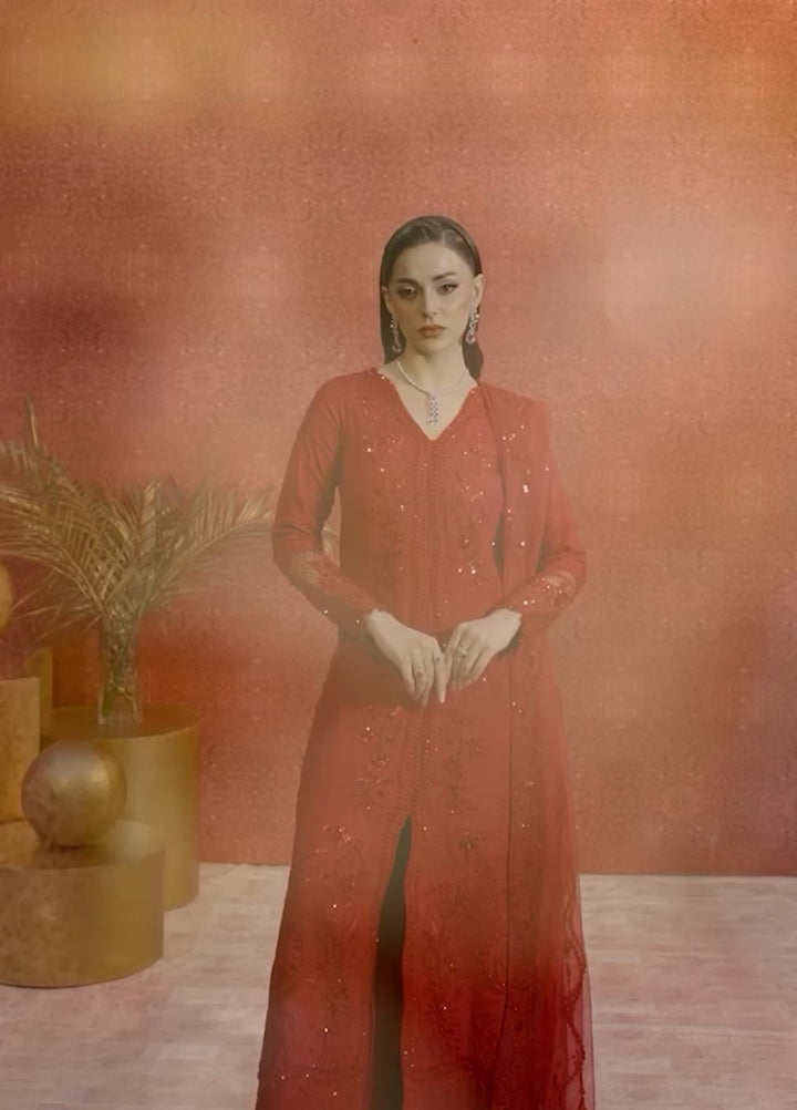 Zarmina by Zariya Unstitched Embroidered Russian Silk 3 Piece Suit ZRY26UZ ZB50042 - Festive Collection