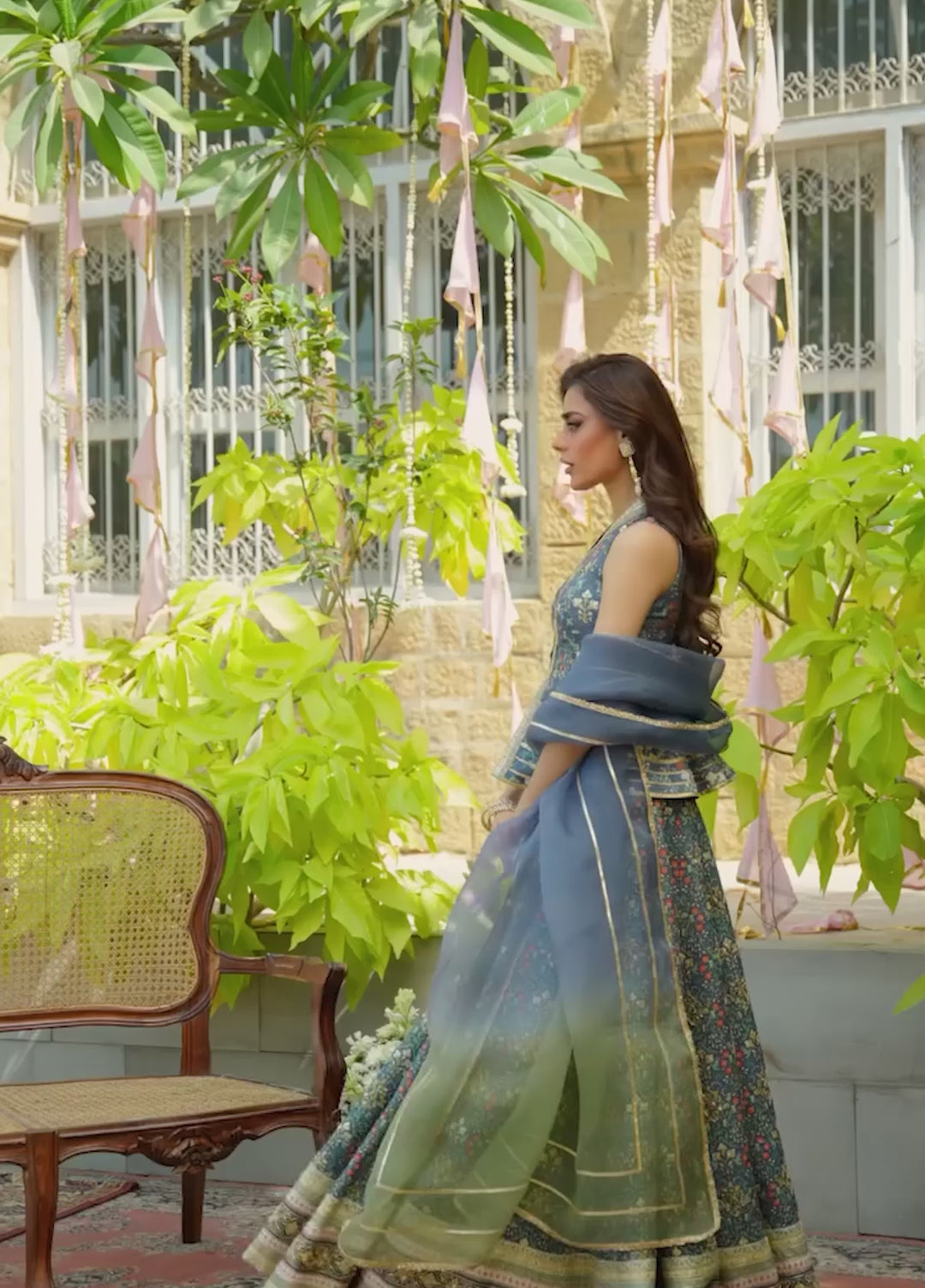 Erina From Nizka By Nida Rehan RTW Hand work Pure Raw Silk 3 Piece Suit Amera - Festive Collection