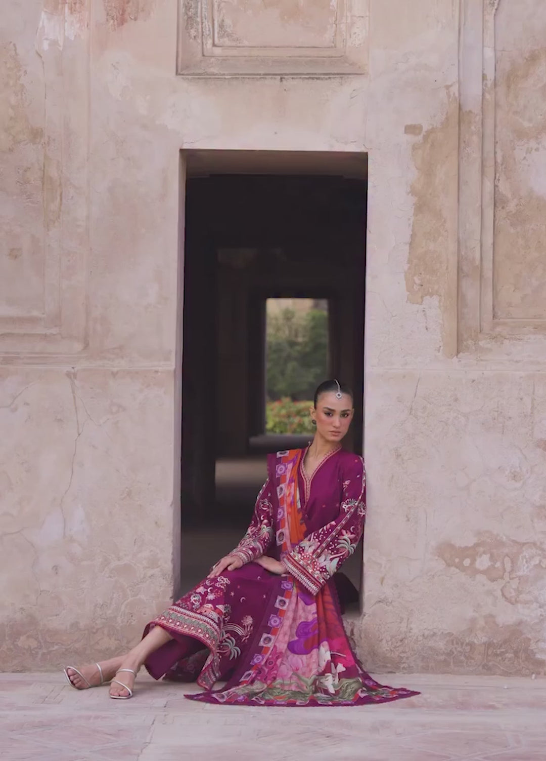 Suroor by Bin Ilyas RTW Embroidered Jacquard Lawn 3 Piece Suit BI26PSL 242A - Festive Collection