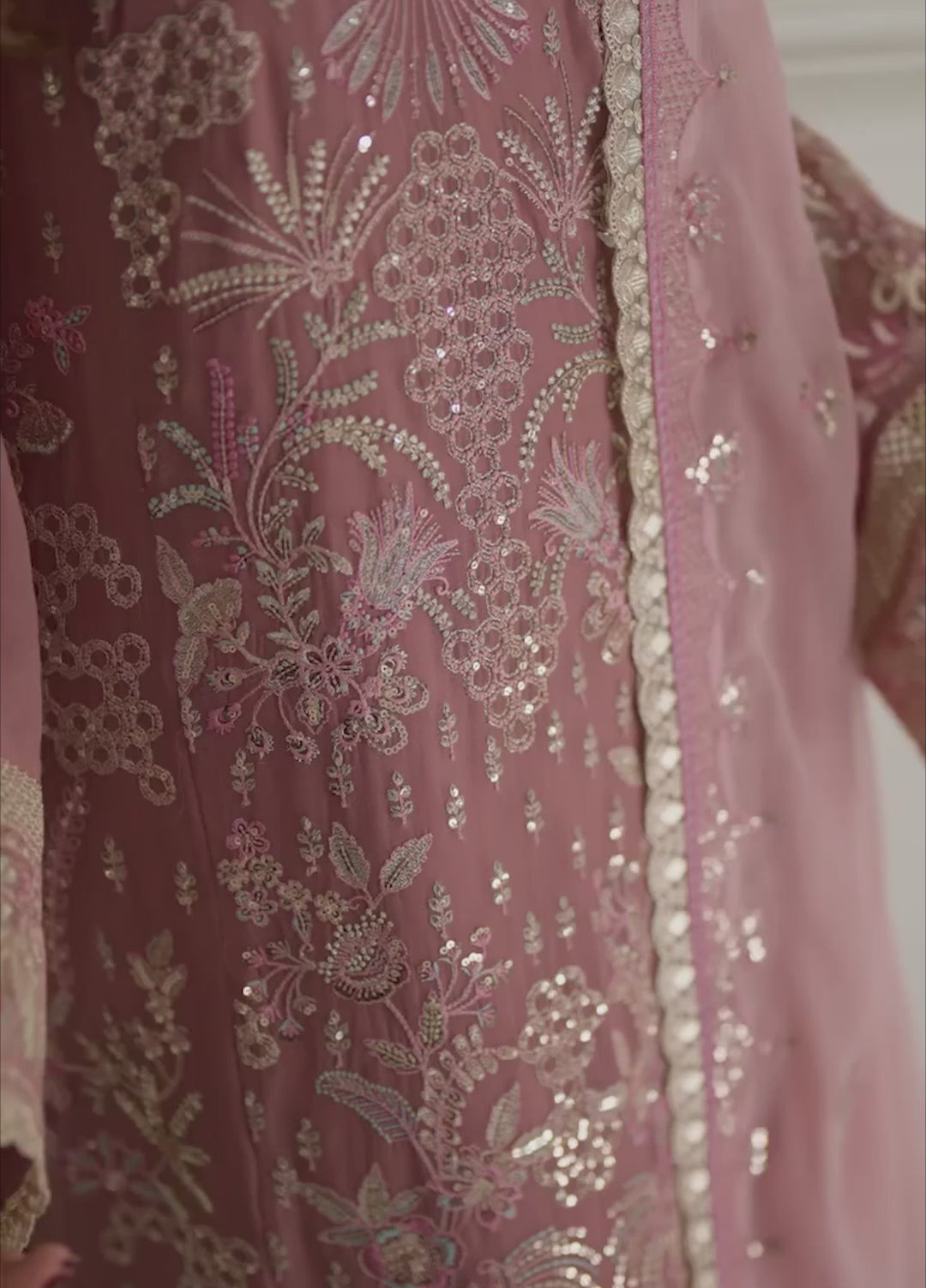 Maison d'or by Sahane Unstitched Embroidered Chiffon 3 Piece Suit CT-27007 MELLONY - Festive Collection