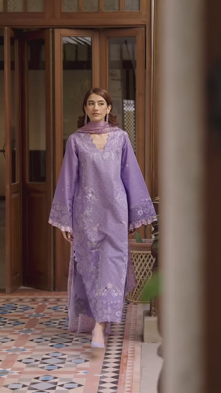 Astoria by Mushq Unstitched Embroidered Lawn 3 Piece Suit MQ26UAL 305-Noctelle - Festive Collection