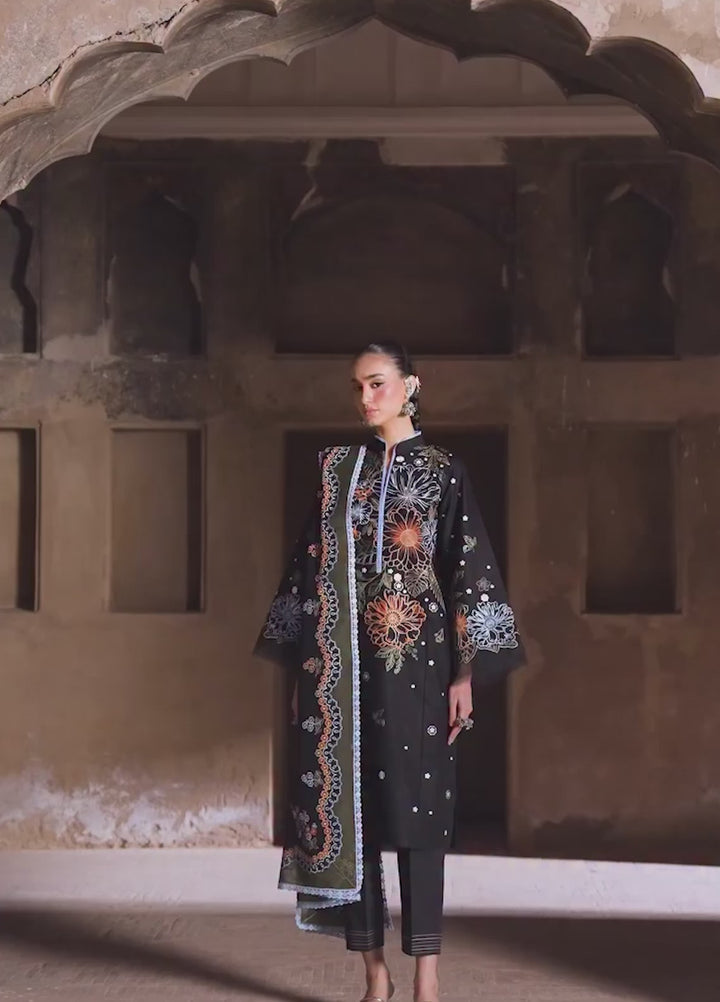 Suroor by Bin Ilyas RTW Embroidered Jacquard Lawn 3 Piece Suit BI26PSL 244A - Festive Collection