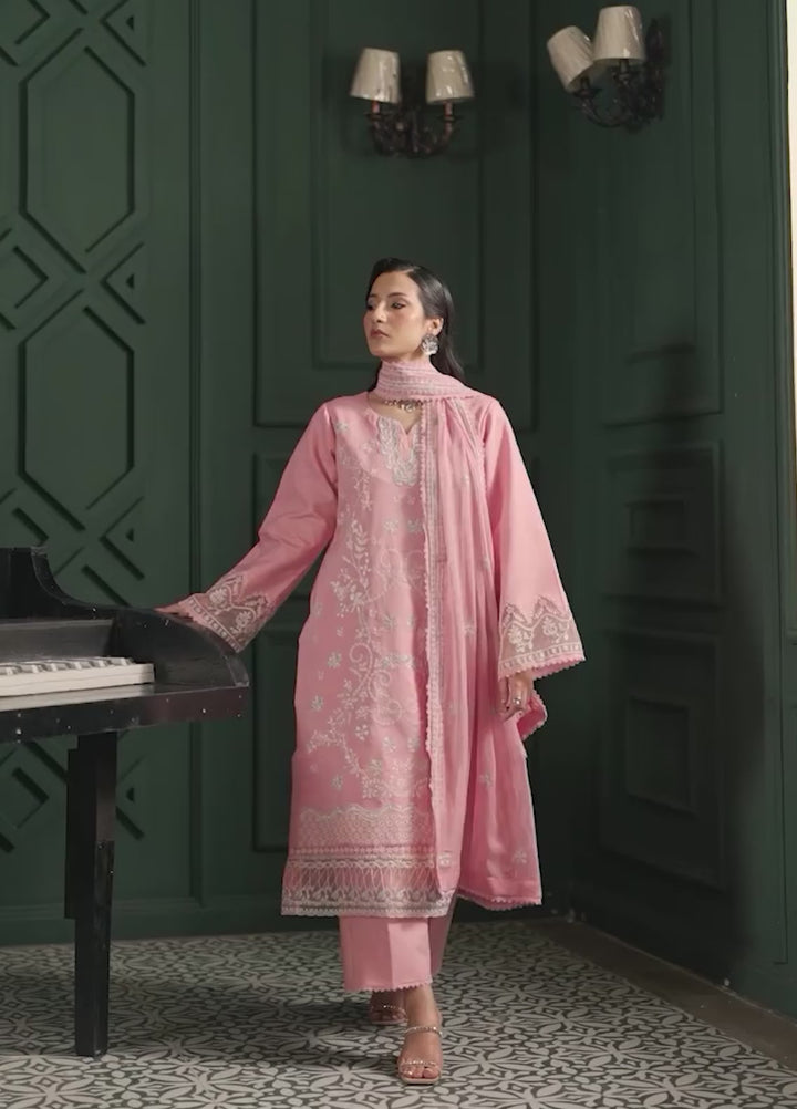 Noore by Ayleen Unstitched Embroidered Lawn 3 Piece Suit AY26ULN Uroosa - Eid Collection