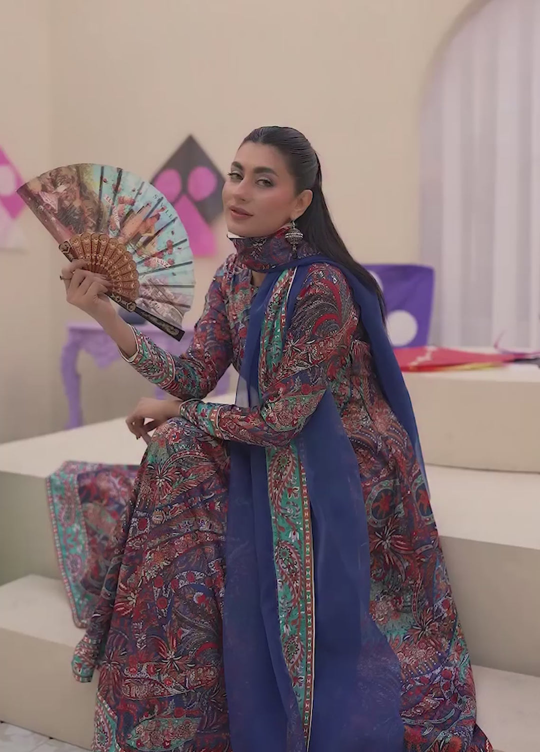 Printnation by Anayra Amal Unstitched Printed Ploy Raw Silk 3 Piece Printverse - Casual Collection