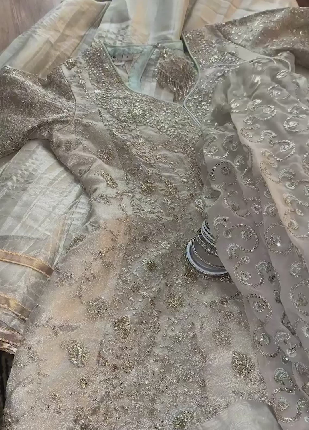 Aik Atelier Embroidered Organza Suits Unstitched 3 Piece AIK25EF Vl1 Look-09 - Formals Collection