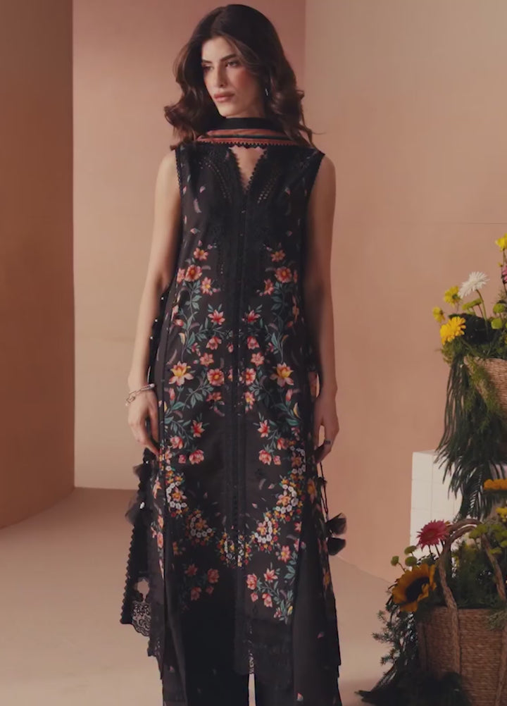 Haze A Prints by Afrozeh Unstitched Embroidered  Lawn 3 Piece Suit AF26UAP Nightlure FWU-117 - Summer Collection