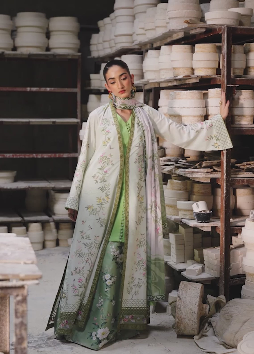 Lady Aik by AIK Atelier Unstitched Printed Crepe 3 Piece Suit AIK26ULA 07 - Festive Collection