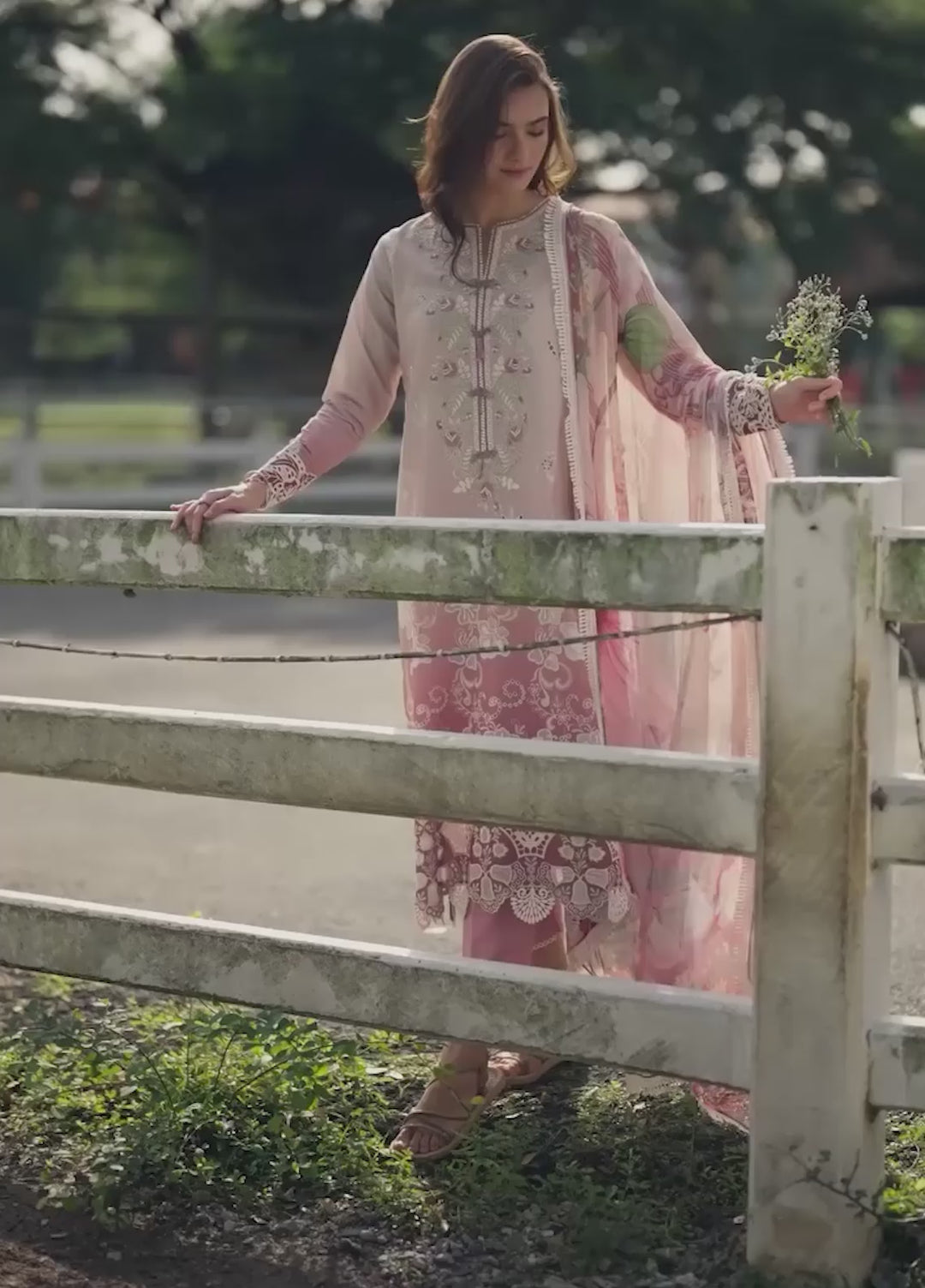 Solace by Mushq Unstitched Chikankari Lawn 3 Piece Suit MU26ULS Dew Drift MUNSS260209 - Festive Collection